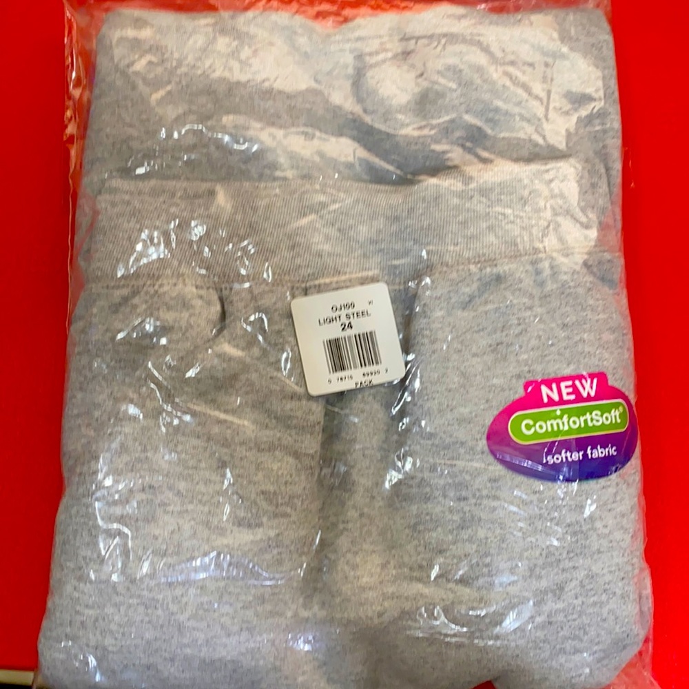 Sweat pants size 24. New, cellophane bag has never been opened